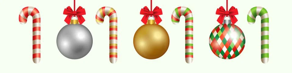 Candy cane set イラスト素材