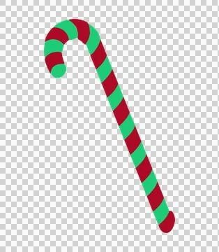 Candy Cane Vector Flat Icon. Christmas candy canes. Christmas stick. Traditional 스톡 일러스트