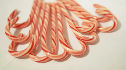 Candy Canes Horizontal Stock Footage 45641975