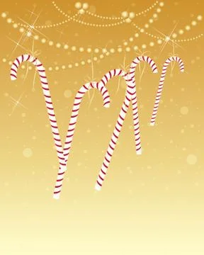 Candy canes Stock Illustration