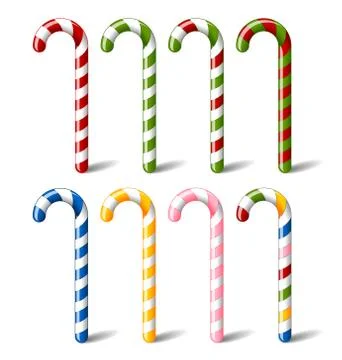 Candy canes Stock Illustration