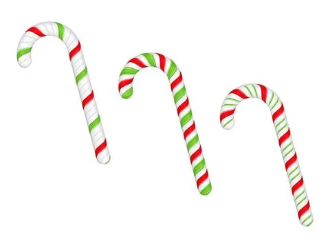 Candy Canes Stock Illustration