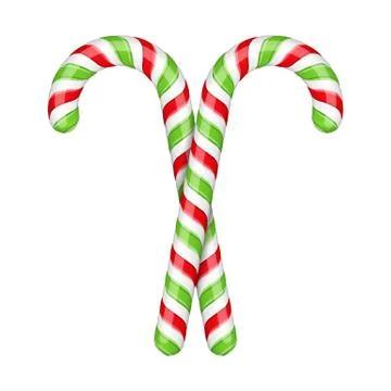 Candy Canes Illustrazione stock