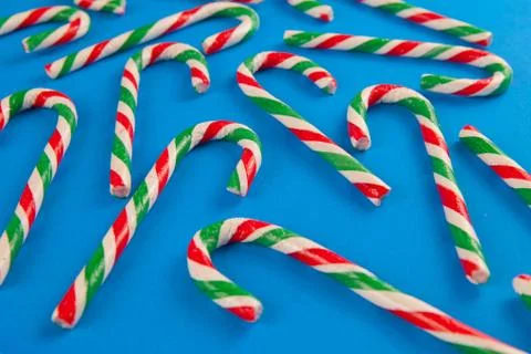 Candy canes Stock Photos