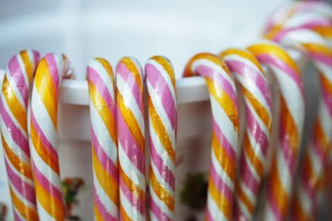 Candy canes Stock Photos