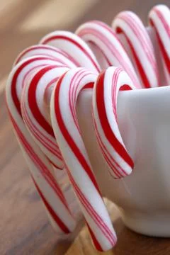 Candy canes Stock Photos