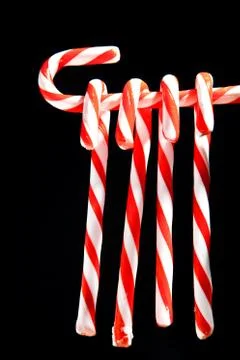 Candy canes Stock Photos