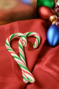 Candy canes Stock Photos