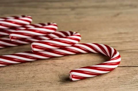 Candy canes Stock Photos
