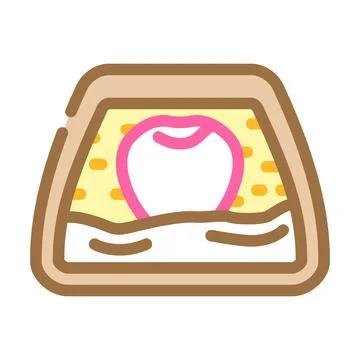 Candy cherry color icon vector illustration イラスト素材