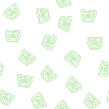 Candy cherry glyph vector seamless pattern Stock Illustration