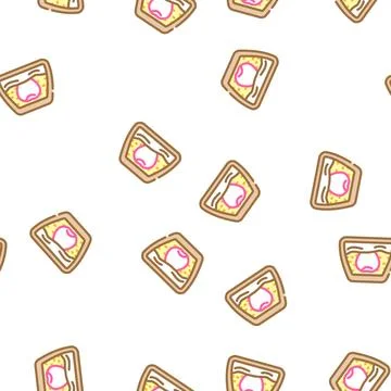 Candy cherry vector seamless pattern Stock Illustration