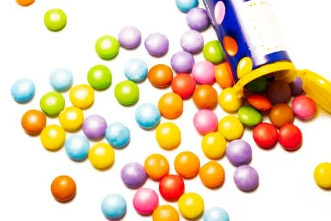 Candy chocolate cubes Foto stock