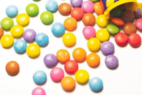 Candy chocolate cubes Stock Photos