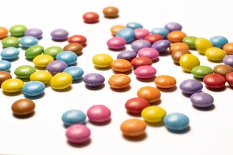 Candy chocolate cubes Stock Photos