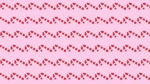 Candy Christmas Pattern Background Stock Footage 323077718