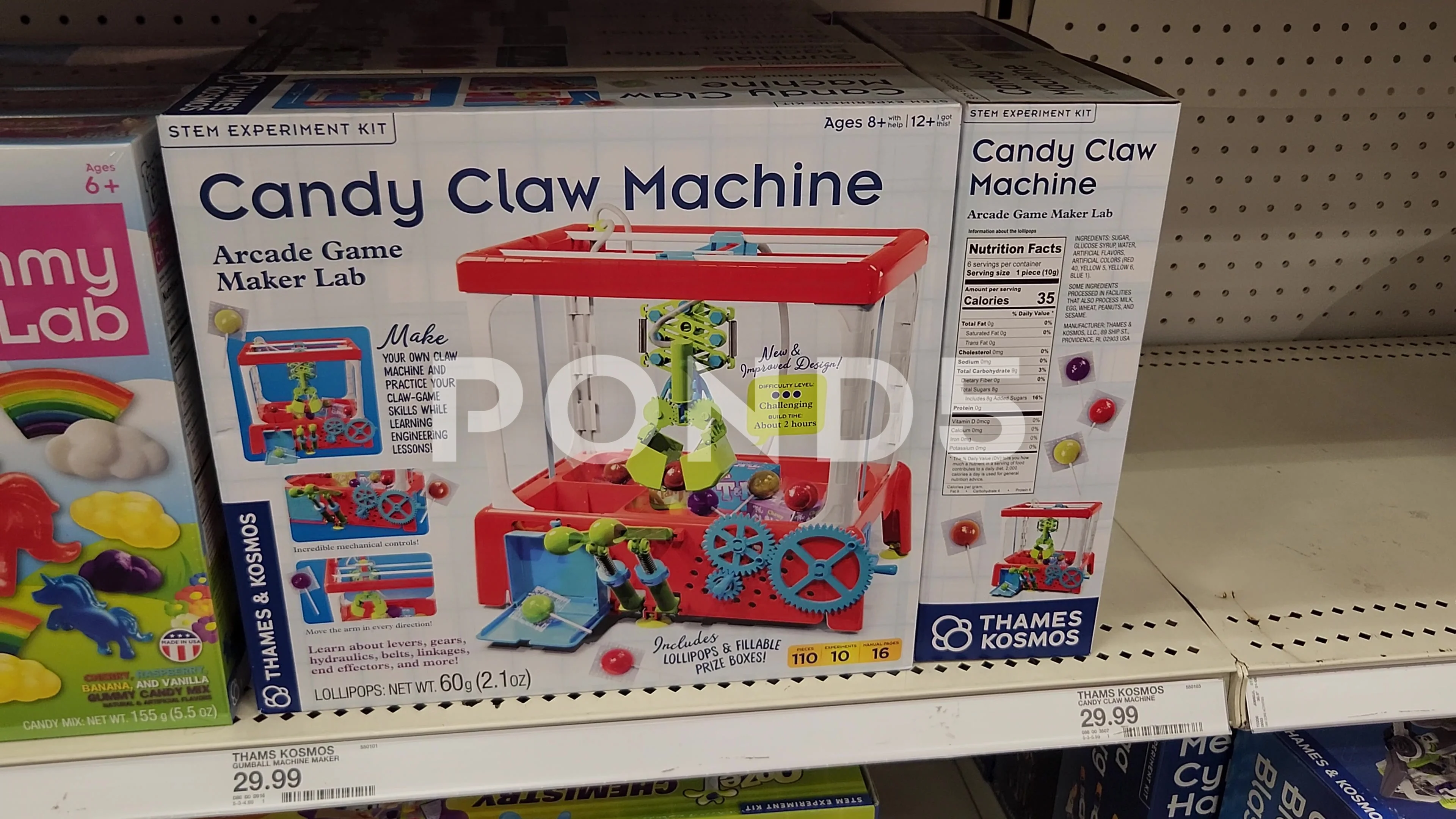 stem experiment kit candy claw machine