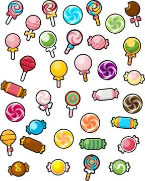 Candy Collection Stock Illustration