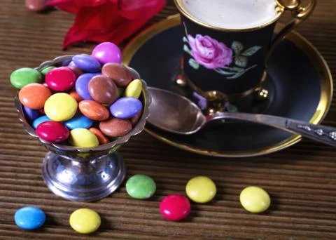 Candy-colored background Stock Photos