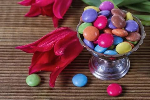 Candy-colored background Stock Photos