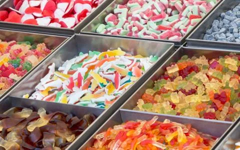 Candy colored exposed Stock Photos