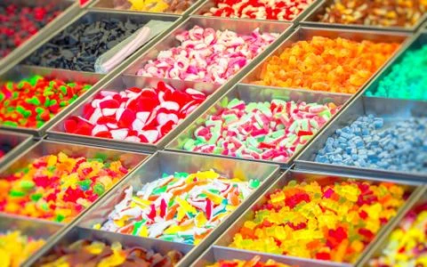 Candy colored exposed Stock Photos