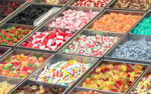 Candy colored exposed Stock Photos