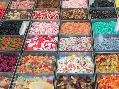 Candy colored exposed Stock Photos