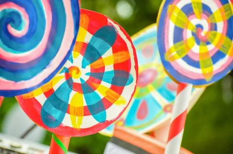 Candy colors Stock Photos