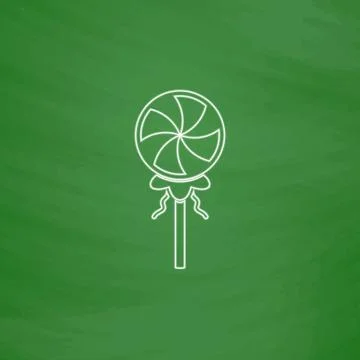 Candy computer symbol Stock Illustration