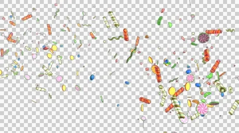 Candy Confetti Explosion Cross Видео 50048266