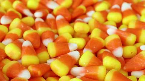 Candy Corn Background Stock Footage 137958582