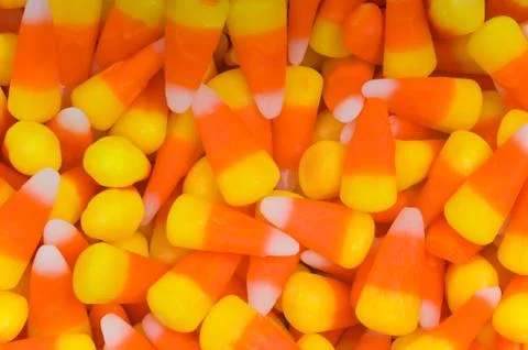 Candy corn background Stock Photos