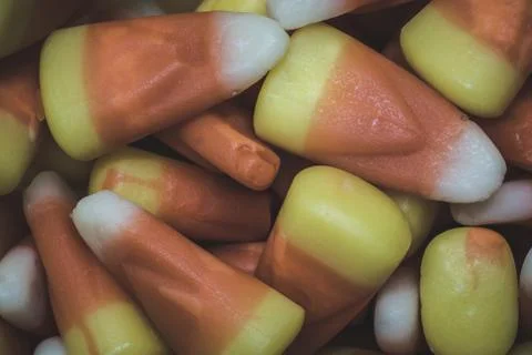 Candy Corn Background Stock Photos