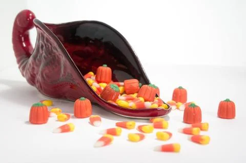 Candy Corn Cornucopia Stock-Fotos
