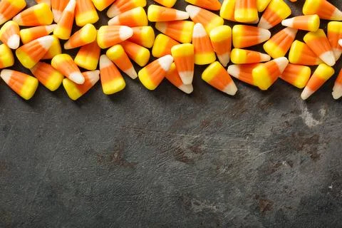 Candy corn Halloween background Stock Photos