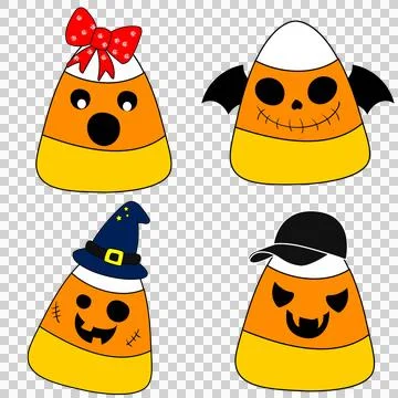 Candy corn magic 스톡 일러스트