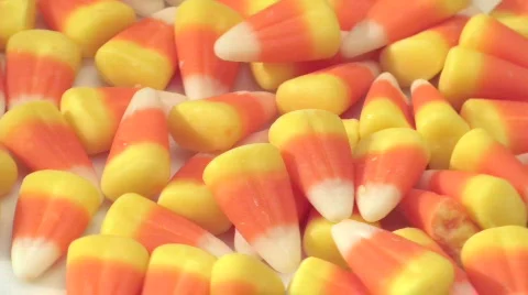 Candy corn zoom - HD  스톡 동영상 504936