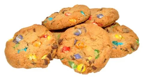 Candy Covered Cookies Foto stock