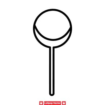 Candy Crush Craze  Lollipop Vector Set for Deliciously Fun Projects Stock Illustration