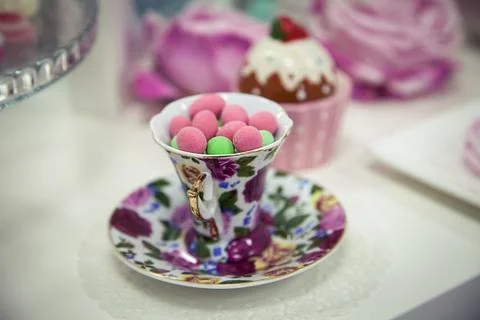 Candy in a cup Foto stock