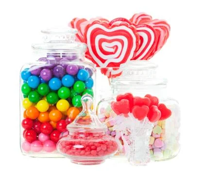 Candy display Stock Photos