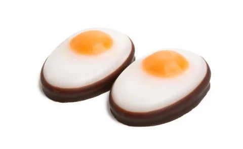 Candy eggs isolated Stock Photos