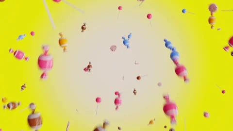 Candy Explosion Video stock 315613845