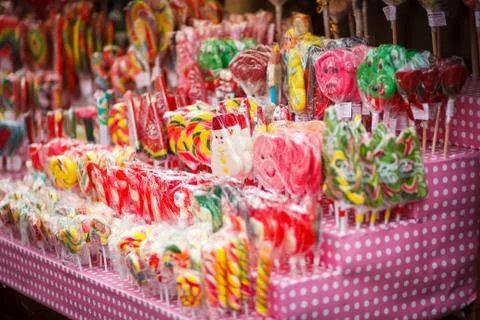 Candy at the fair Stock Photos