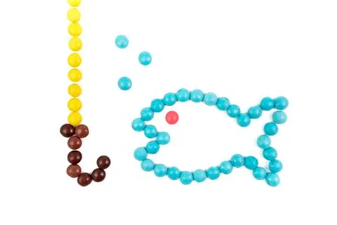 Candy fish Stock-Fotos
