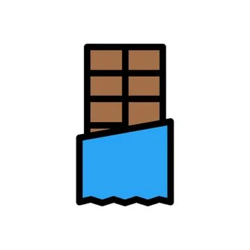 Candy flat color icon Stock Illustration