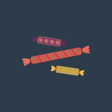 Candy flat icon イラスト素材