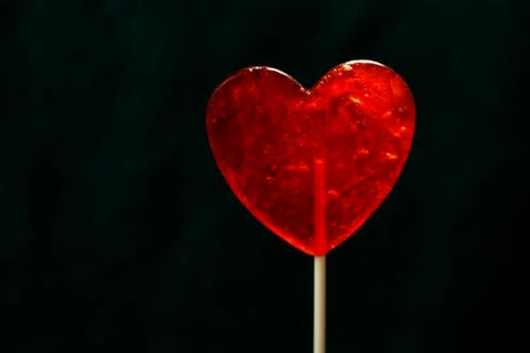 Candy in the form of heart Stock Photos