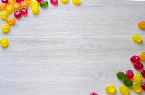 Candy frame background Stock Photos